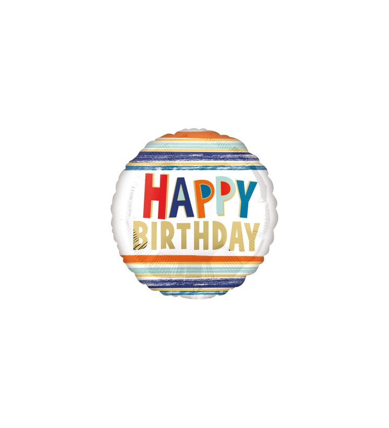Happy birthday - Narozeninový balónek