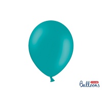 Balónek pastelový - tyrkysový - 10 ks