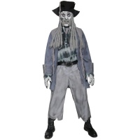 Kostým Zombie pirát - dredy