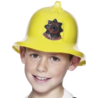 Hasičská helma dětská - žlutá