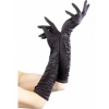 Černé rukavice - dlouhé