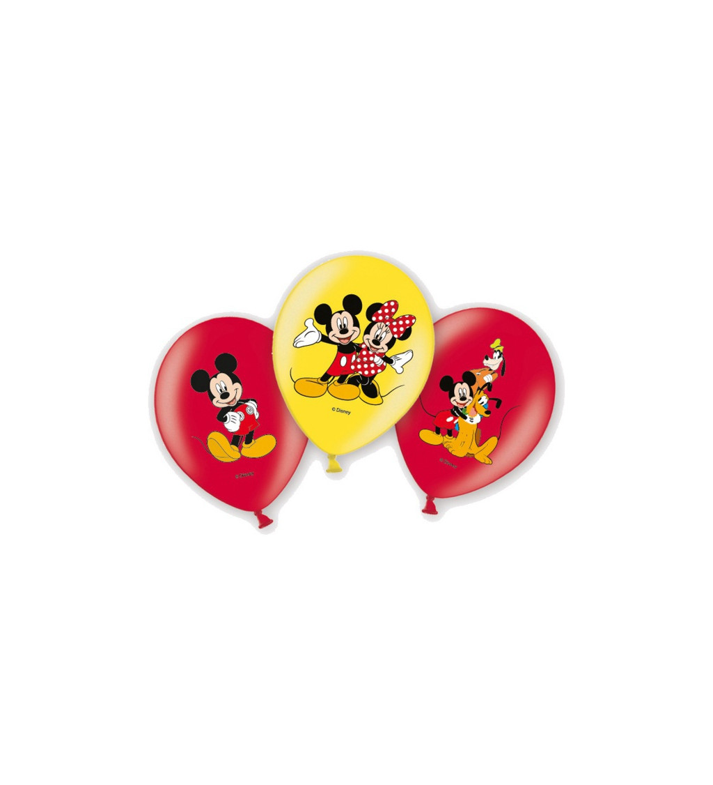 Latexové balónky Mickey mouse