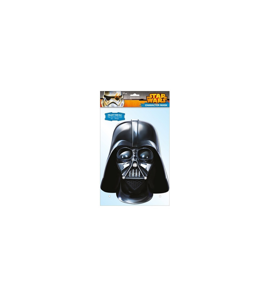 Papírová maska Darth Vader