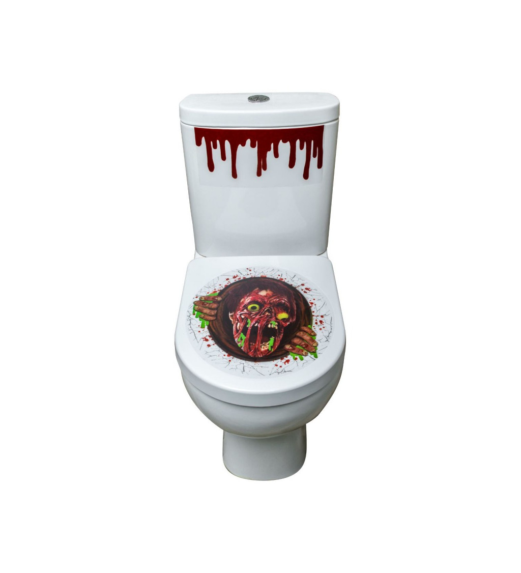 Zombie Samolepka na WC prkénko