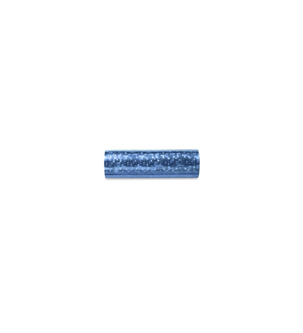 Dekorace - serpentíny modré