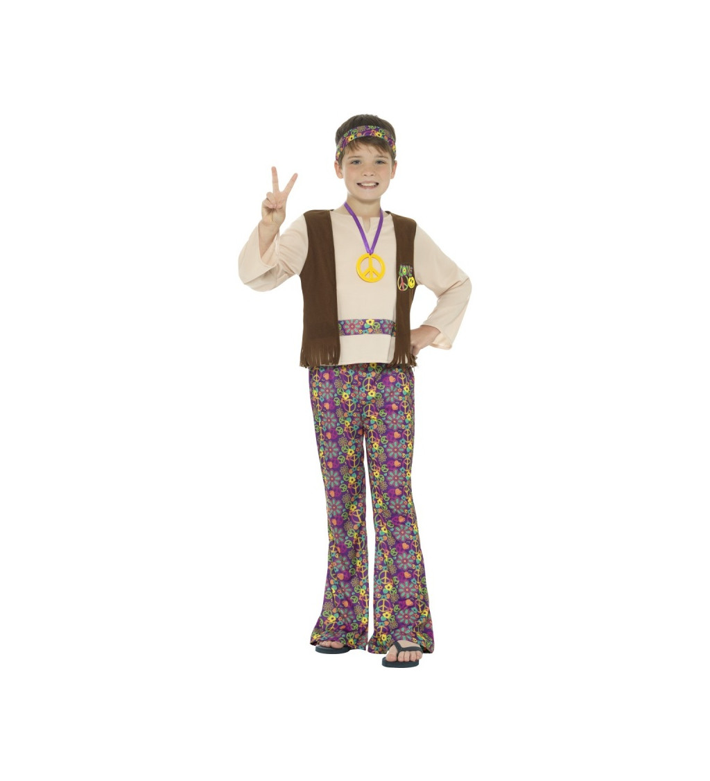 Dětský chlapecký kostým Hippie