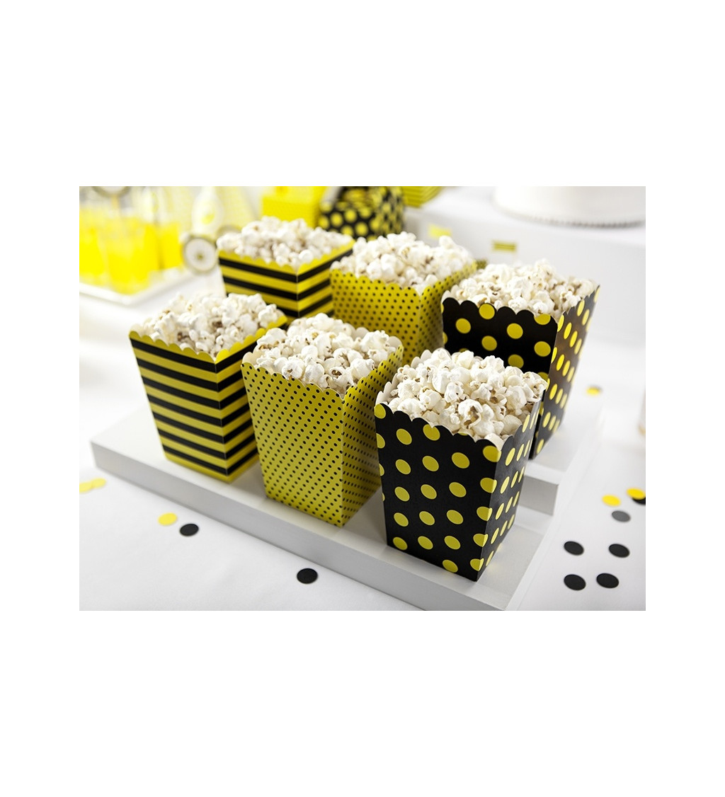 Krabičky na popcorn včelky