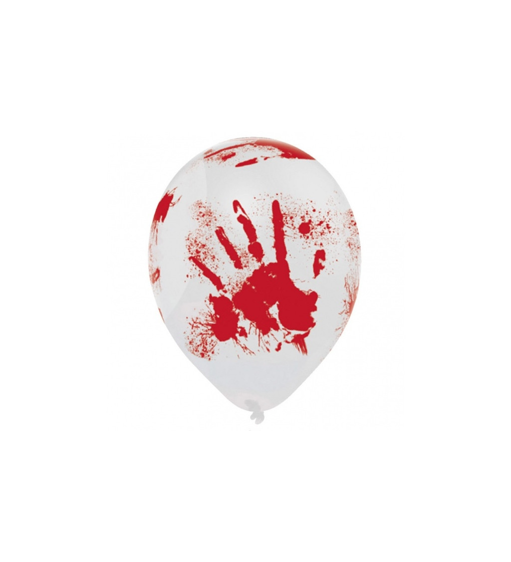 Sada 6 horrorových balónků