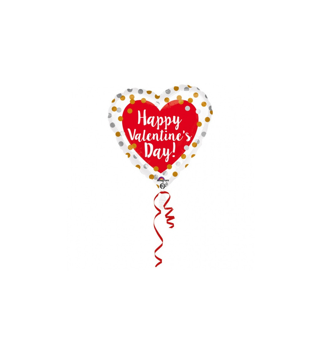 Fóliový balónek sv. Valentýn