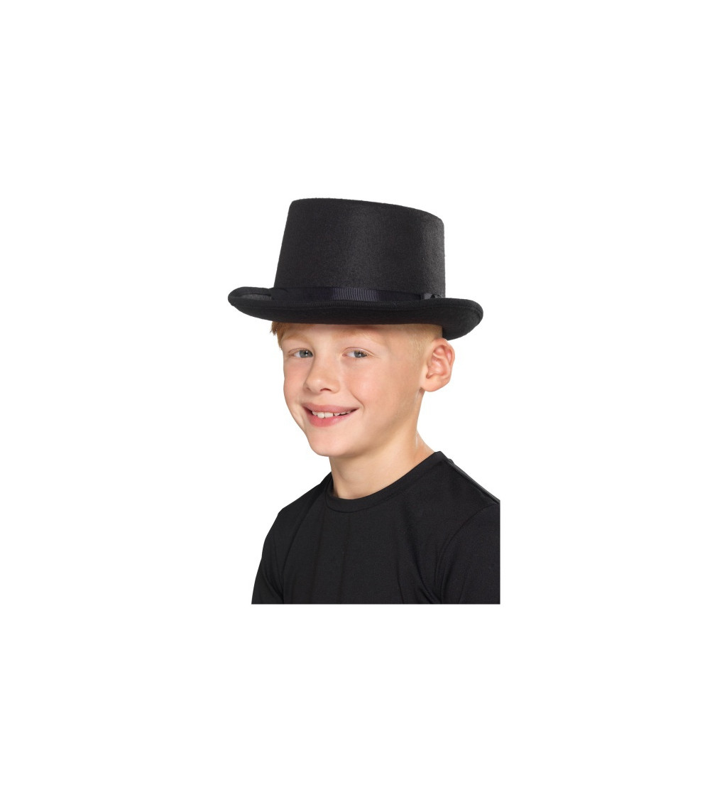 Černý klobouk pro děti