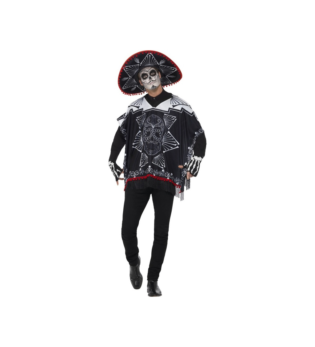 Pánský halloweenský  kostým - bandita Day of the Dead
