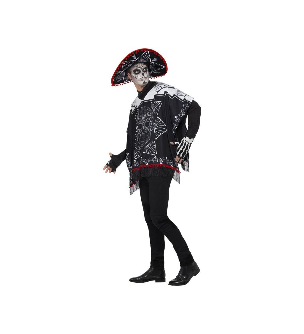 Pánský halloweenský  kostým - bandita Day of the Dead