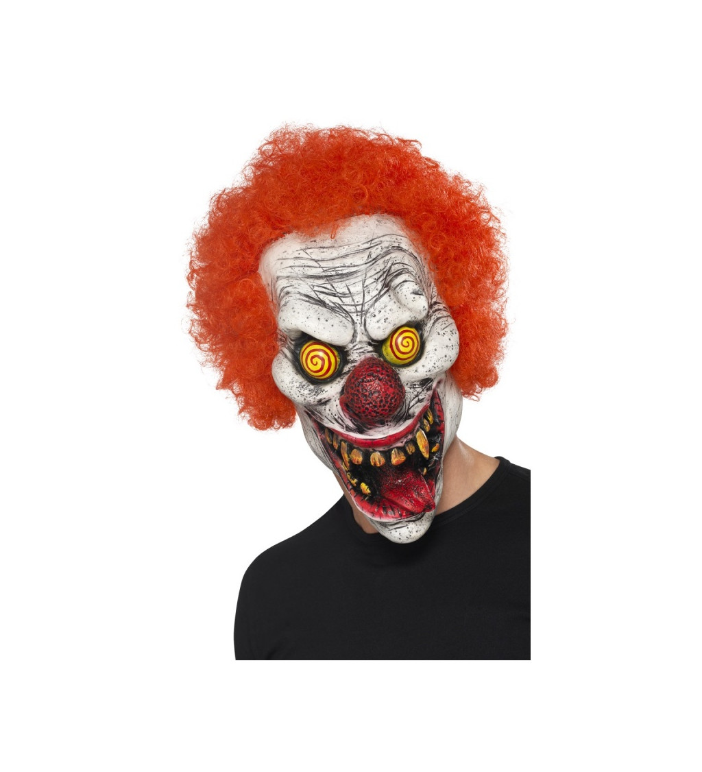 Latexová maska Krvelačný klaun