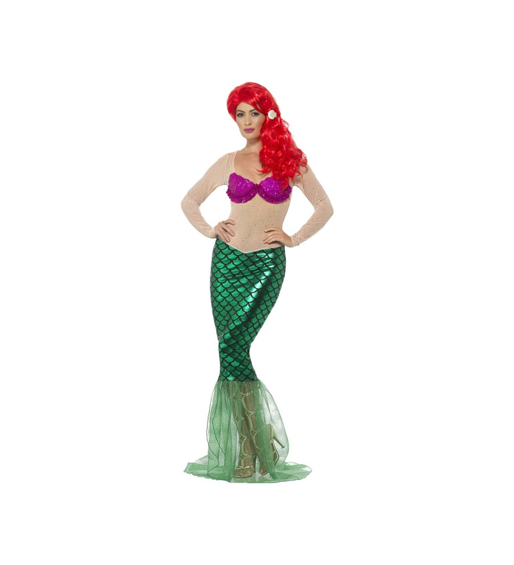 Dámský kostým Mořská panna Ariel