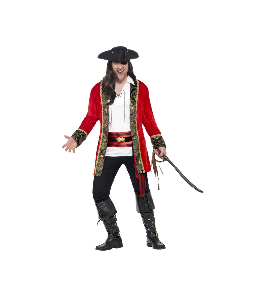 Pánský kostým Pirátský velitel