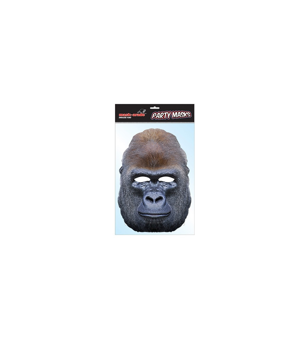 Papírová maska Gorila