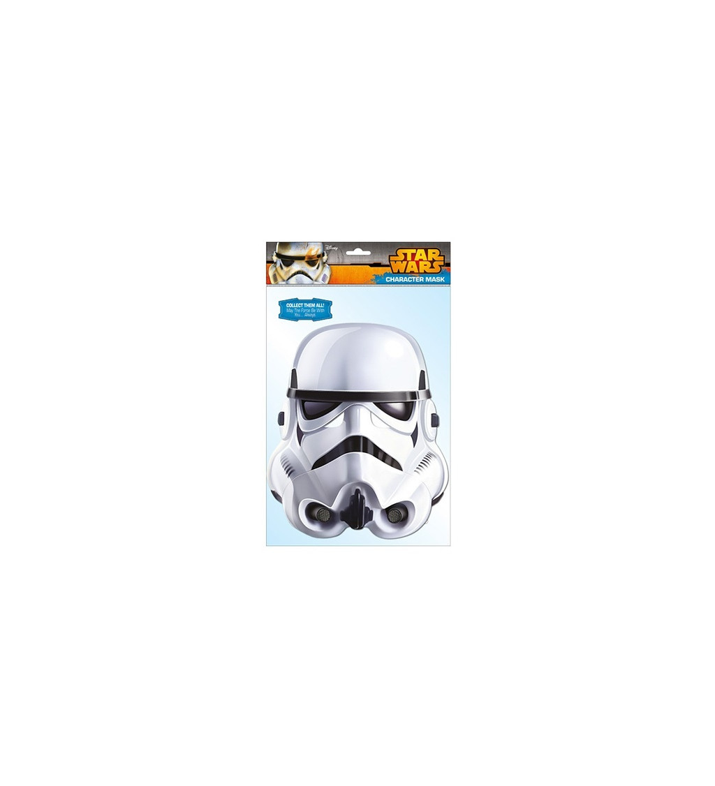 Papírová maska Stormtrooper