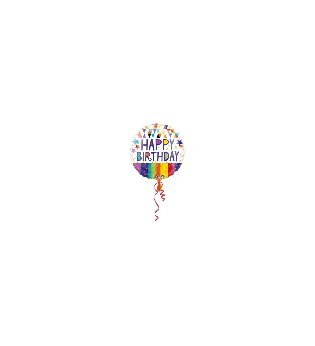 Narozeninový veselý balónek - Happy birthday