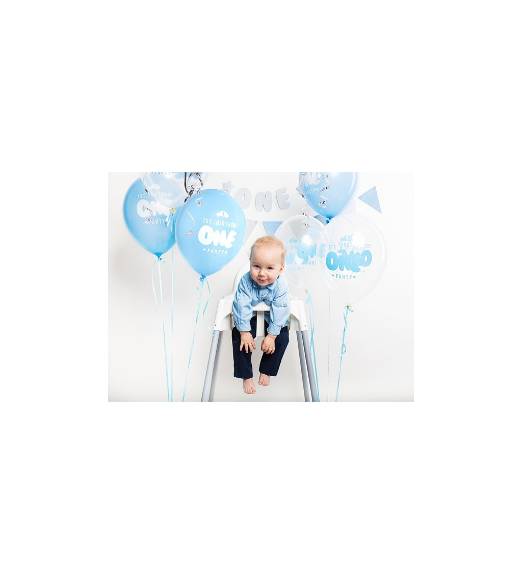 Modrý balónek Baby Blue - 1. narozeniny