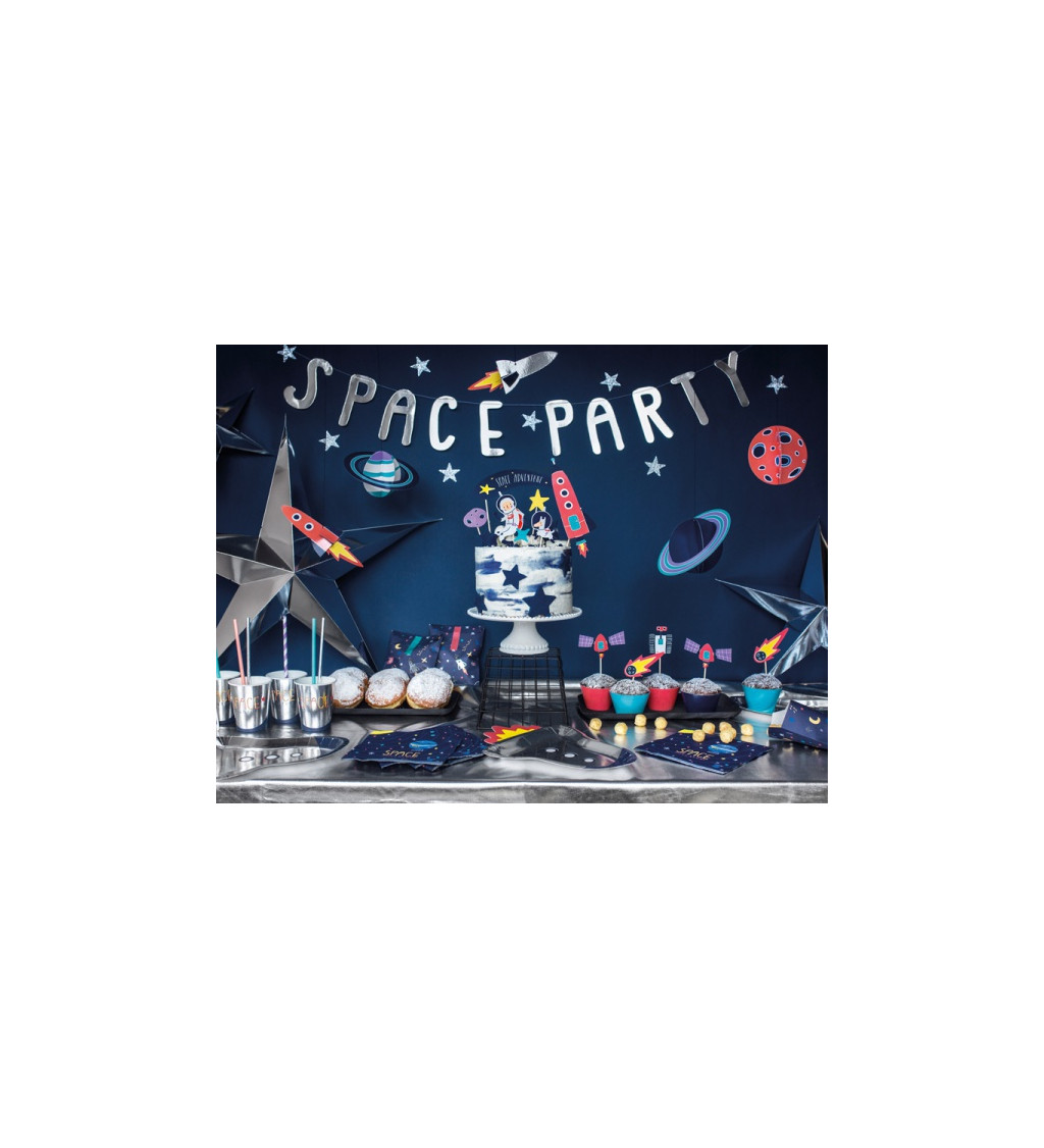 Stříbrná girlanda - Space Party