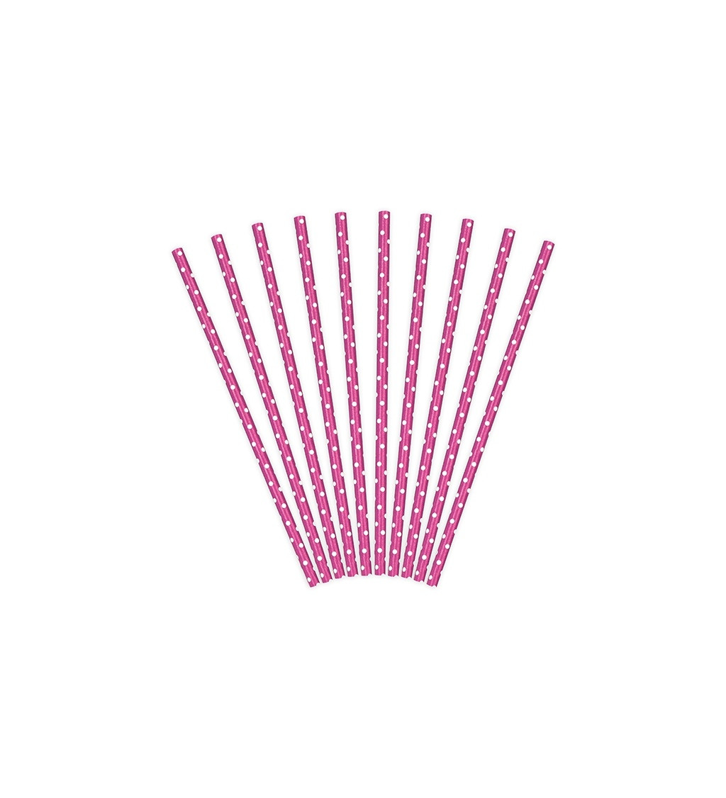 Brčka papírová - růžová