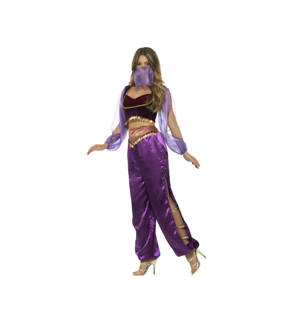 Arabská tanečnice ve fialovém