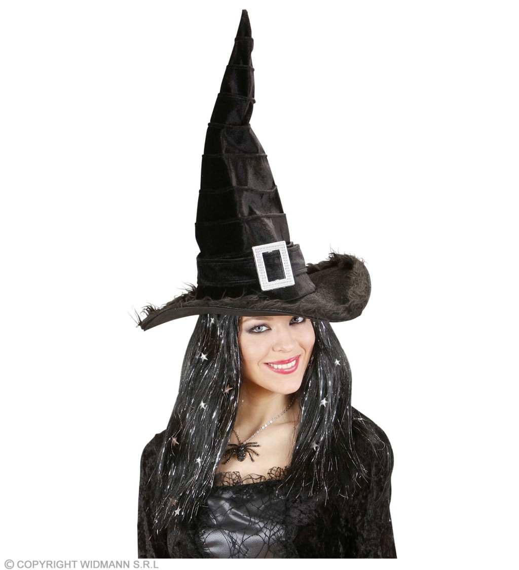 Čarodějnický černý klobouk