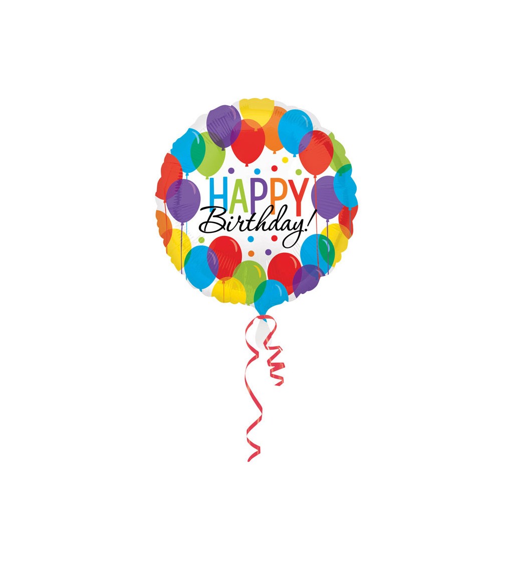 Balonek Happy Birthday
