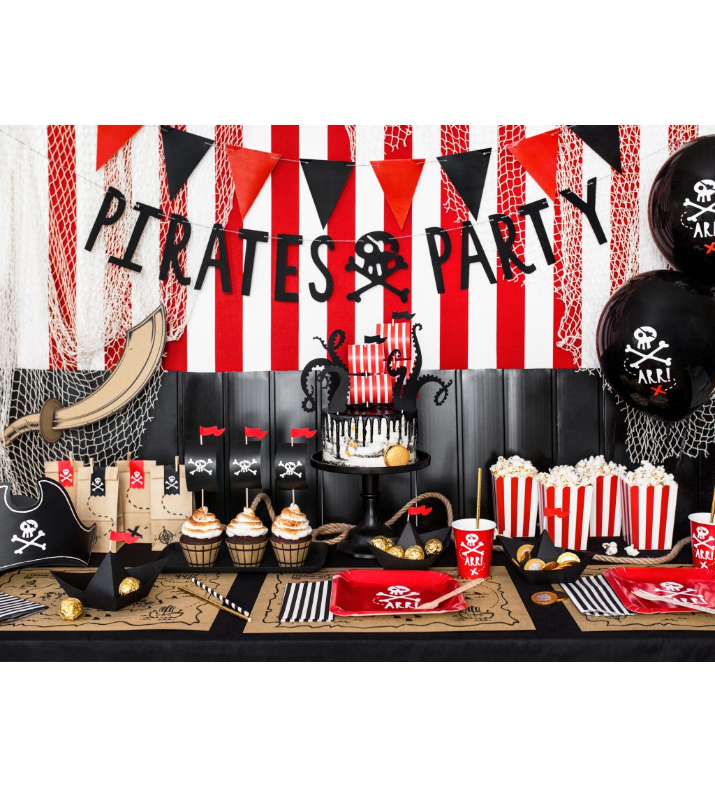 Černá girlanda - Pirates Party