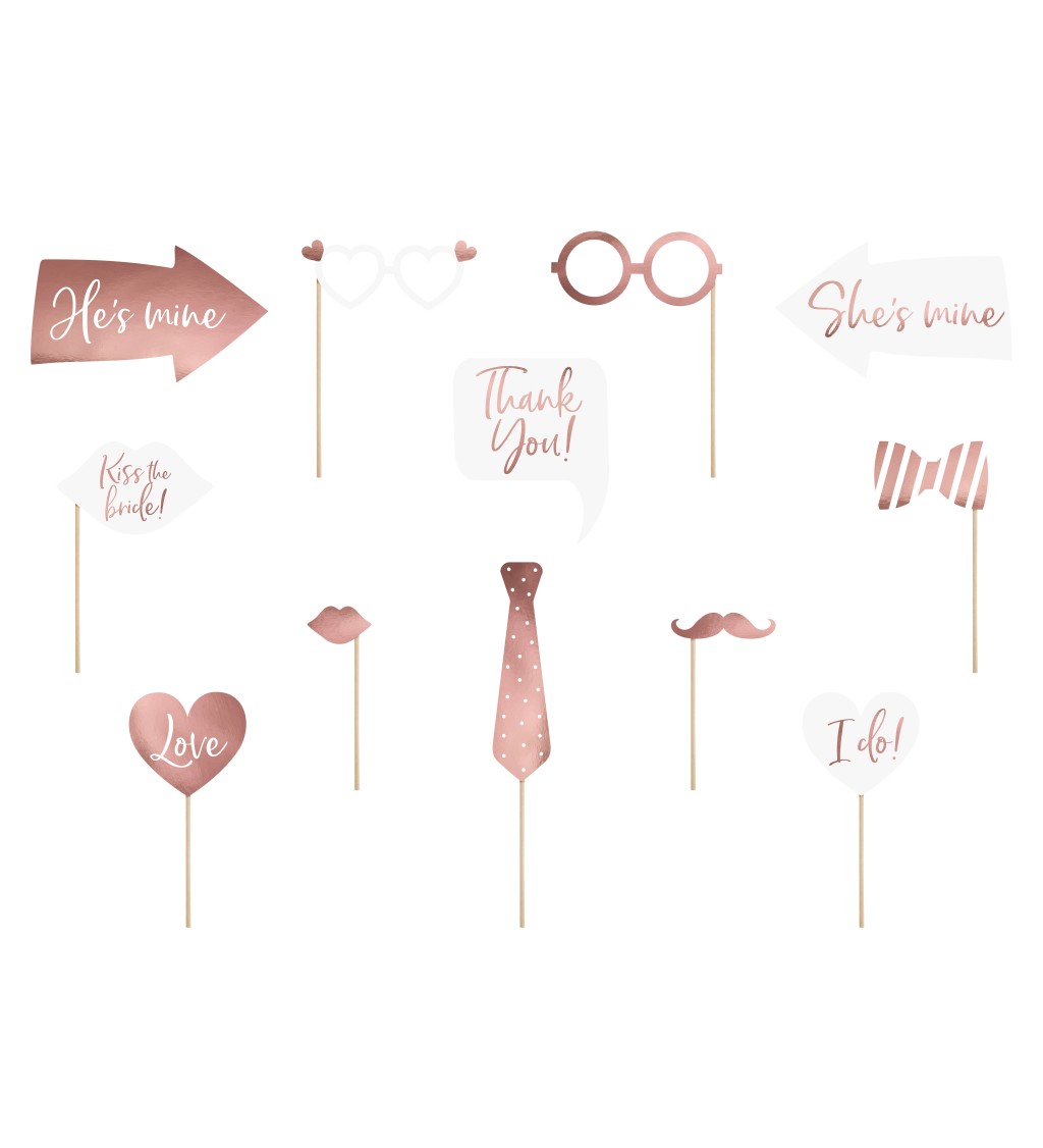 Fotobox Wedding rose gold