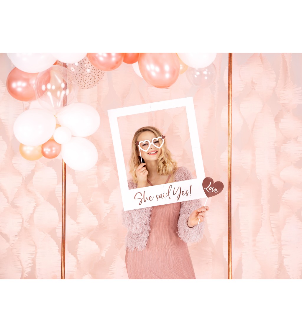 Fotobox Wedding rose gold