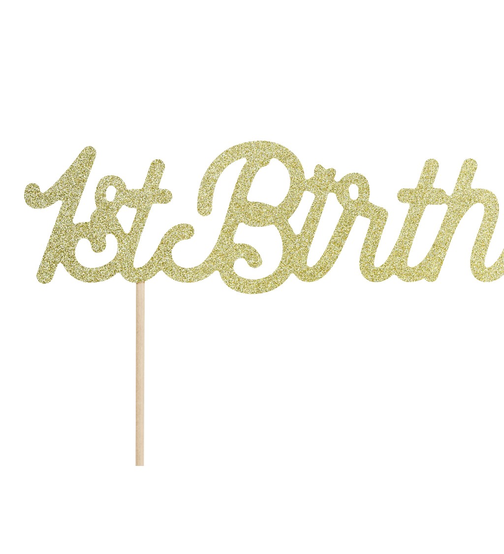Stylový nápis na dort "1st Birthday"
