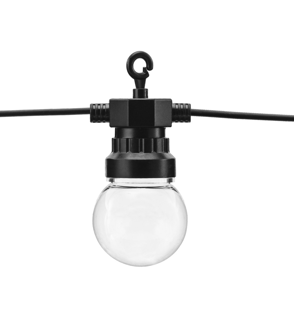LED žárovky - černý kabel