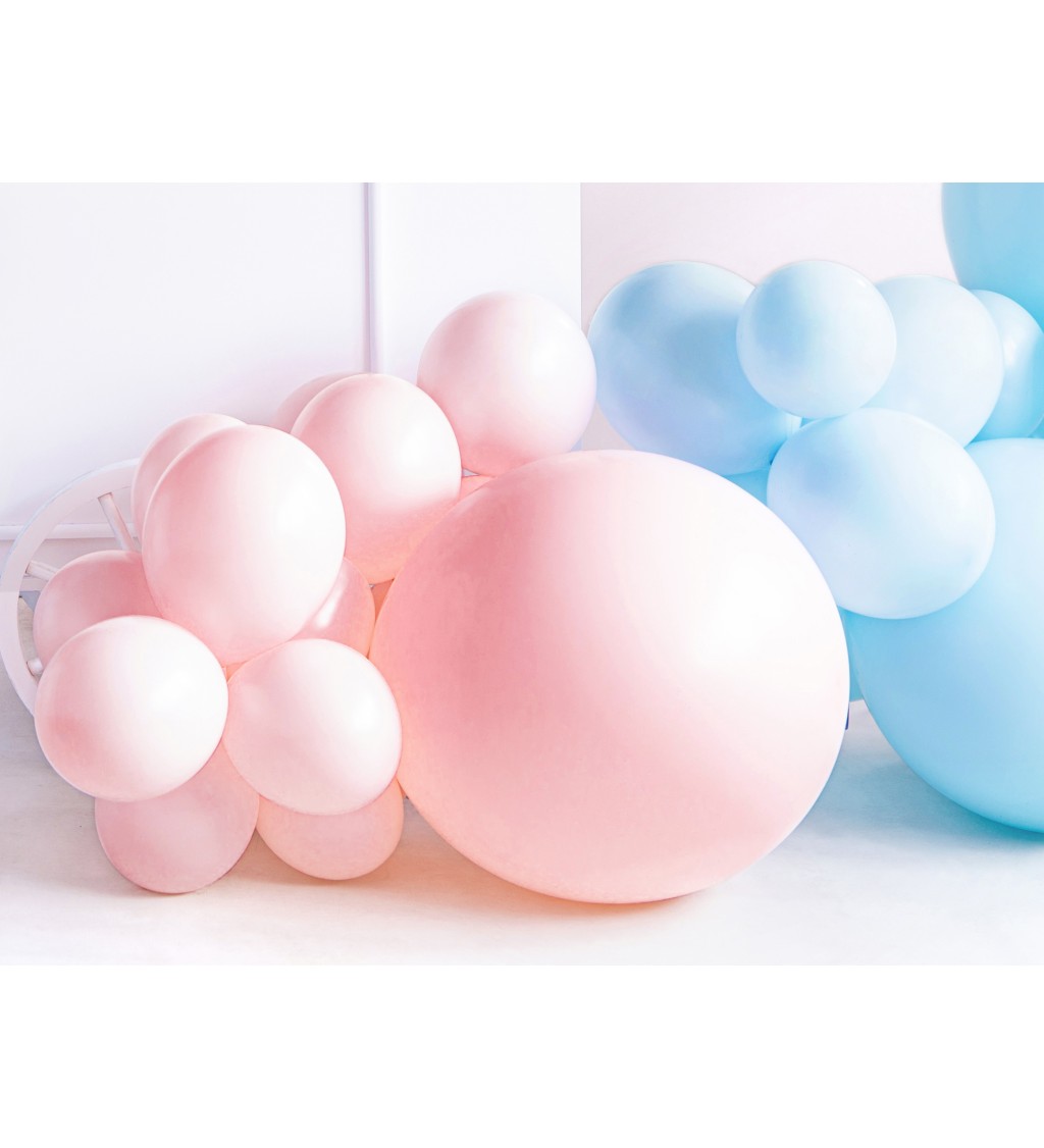 Růžový latexový balónek