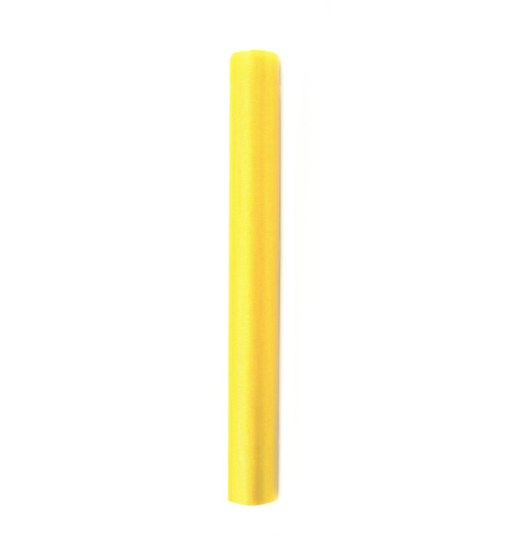 Žlutá organza 36cm.
