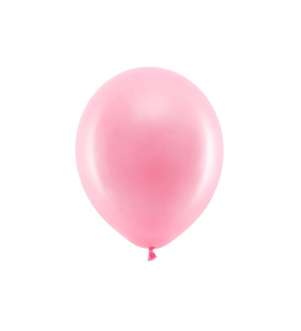 Balónky metalické, růžové