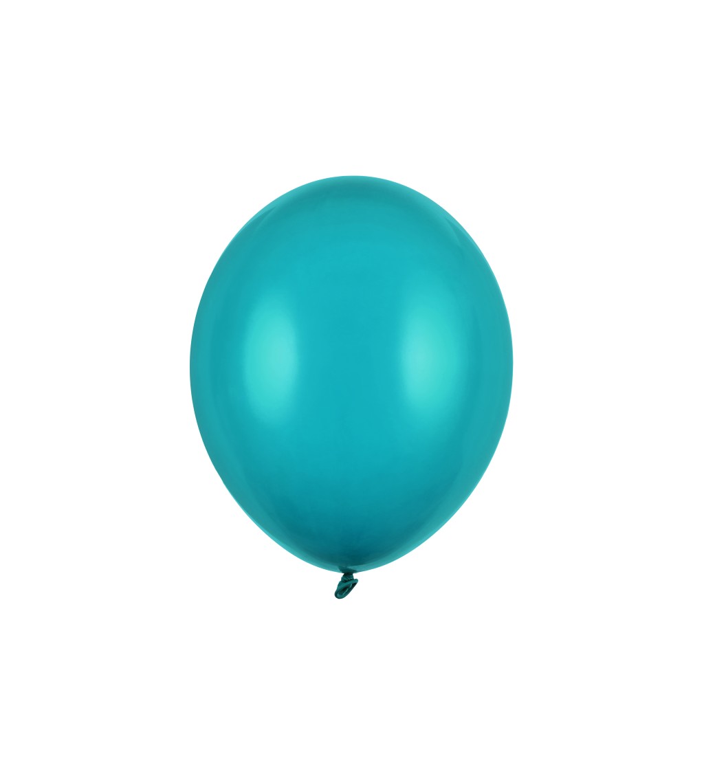 Balónek pastelový - tyrkysový - 10 ks