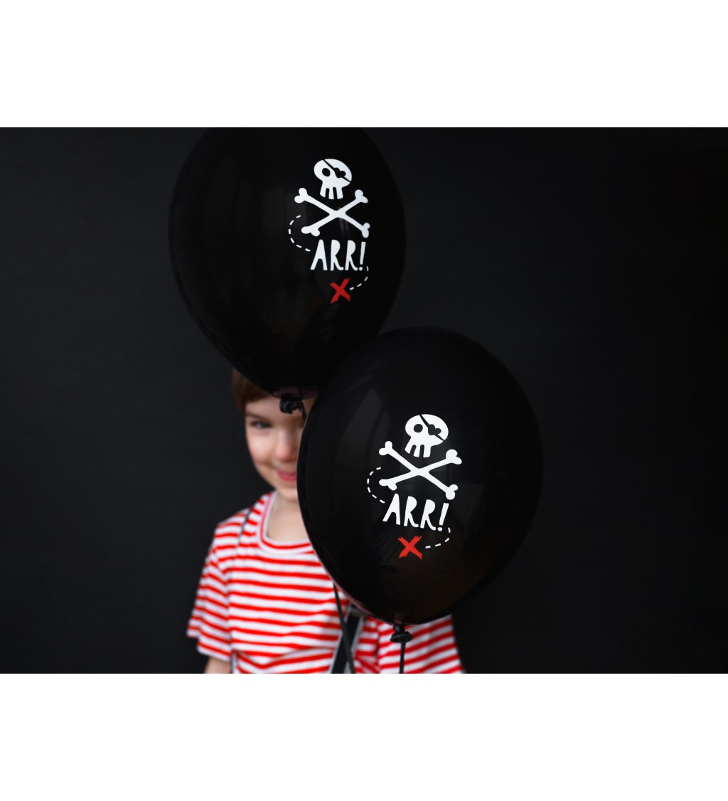 Černé balonky - piráty
