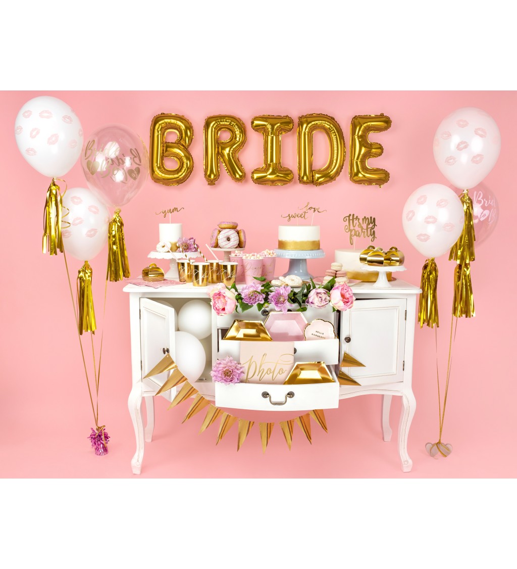 Bride squad - Světle růžová šerpa