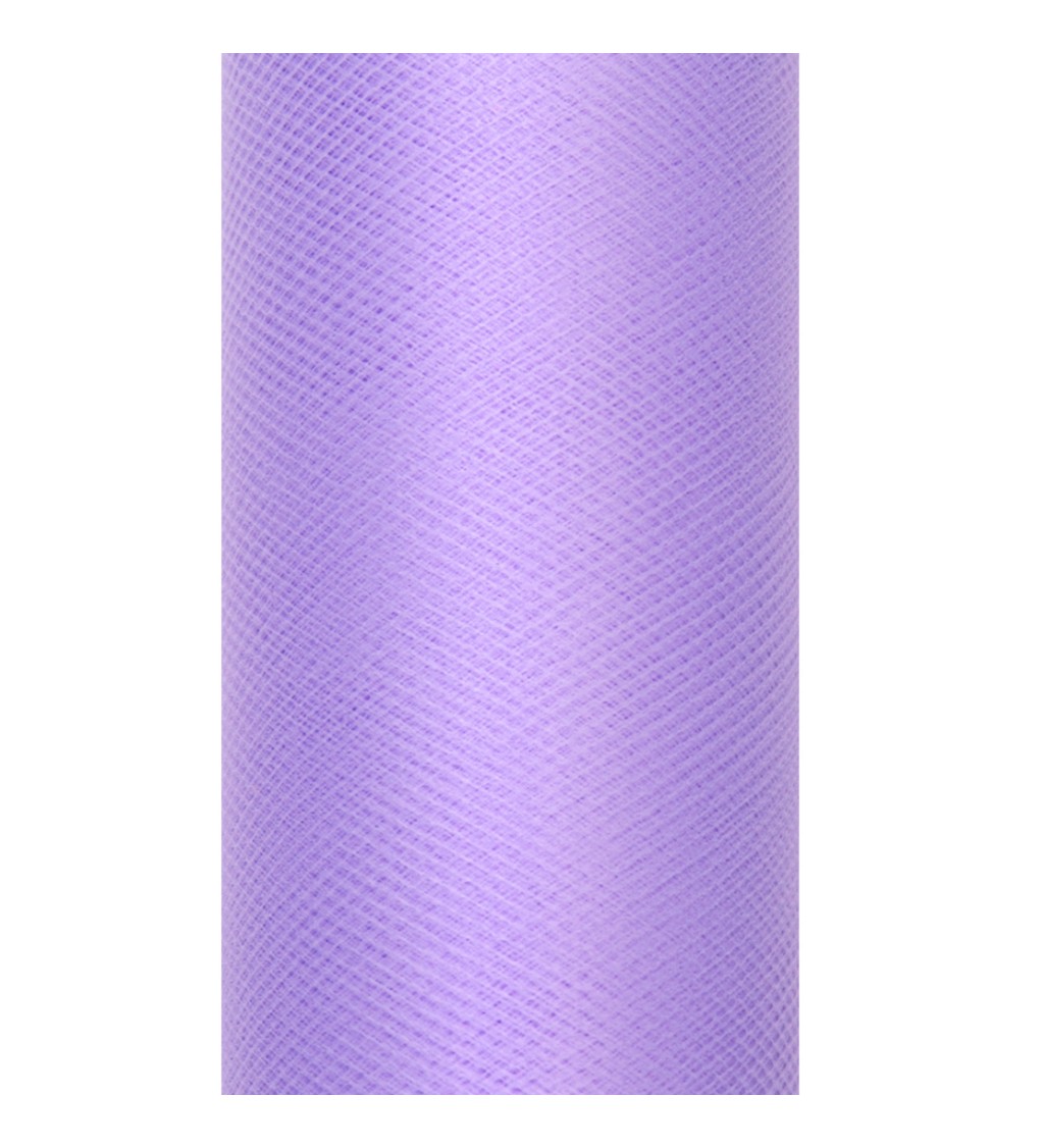 Jednobarevný fialový tyl