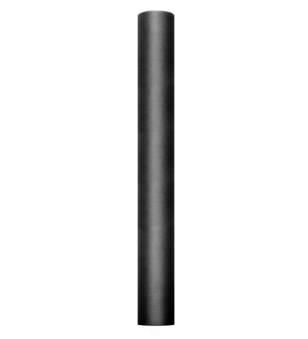 Černý tyl - 0,5 m