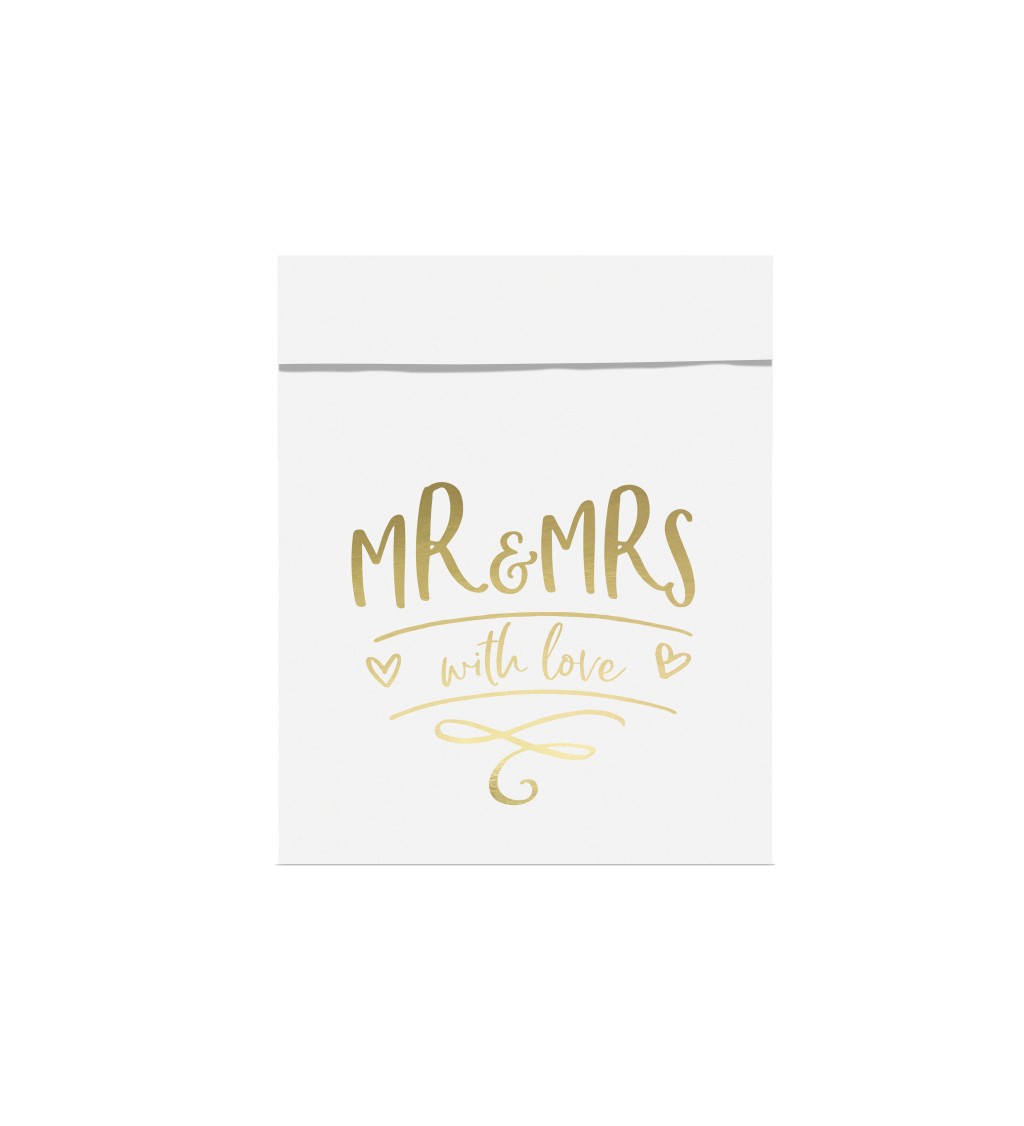 Papírové sáčky Mr&Mrs