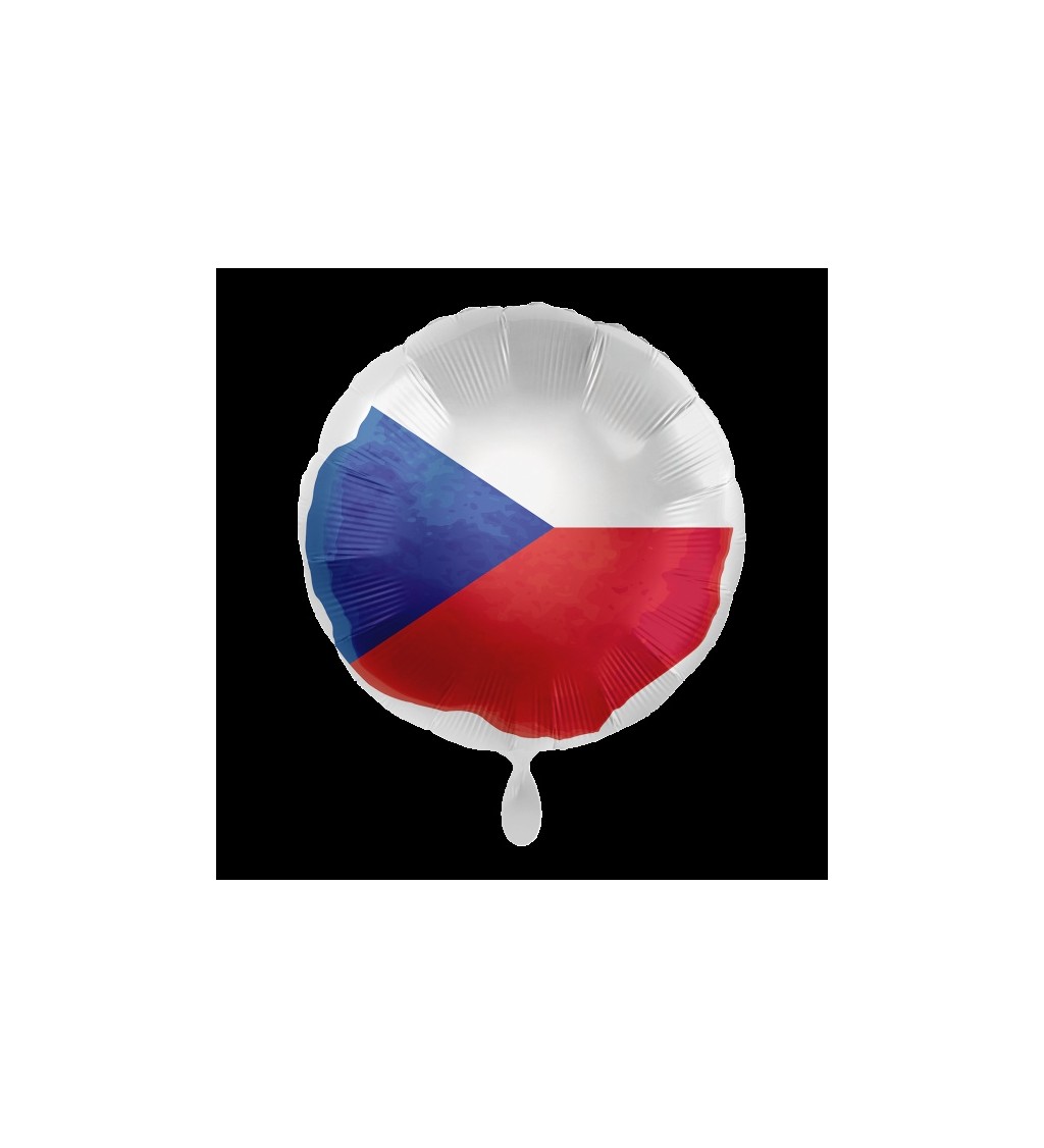 Fóliový balónek Česká vlajka