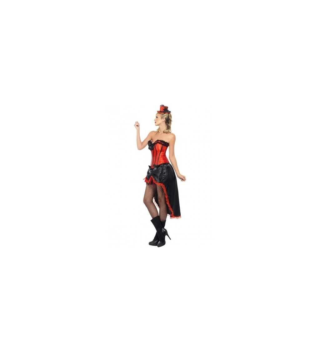 Kostým pro ženy - Barová tanečnice červená