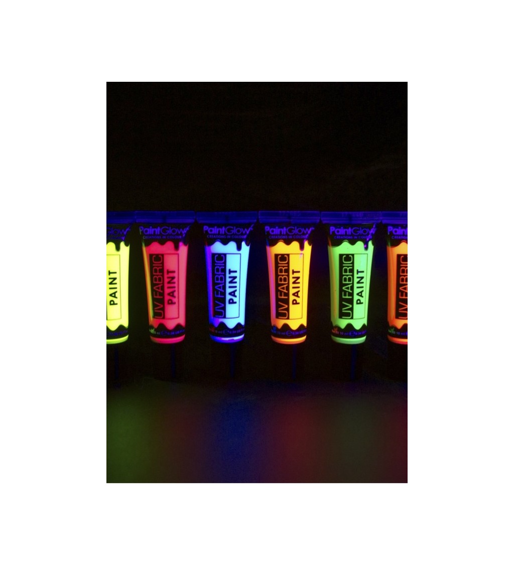 Barva na tělo - svítící pod UV (10 ml)