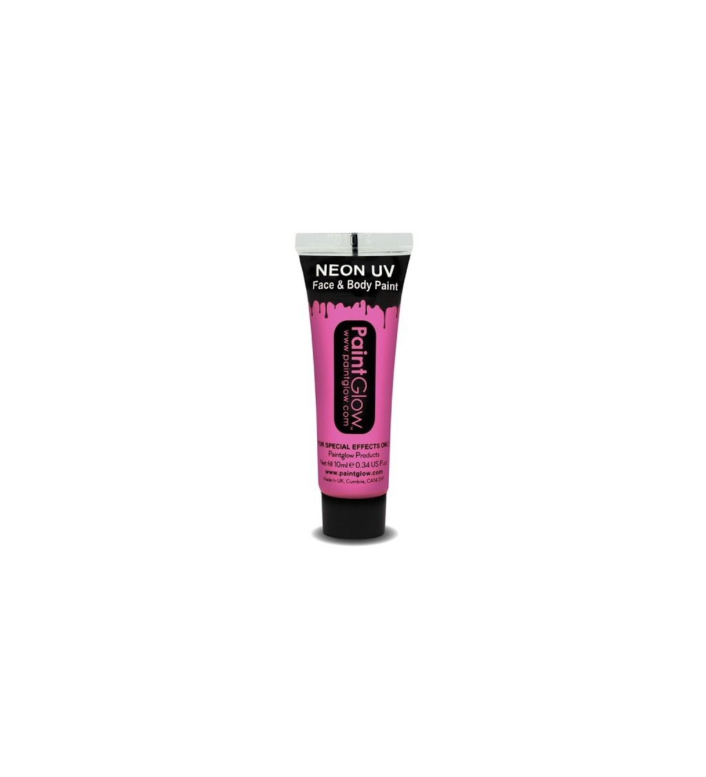Barva na tělo - svítící pod UV (10 ml)