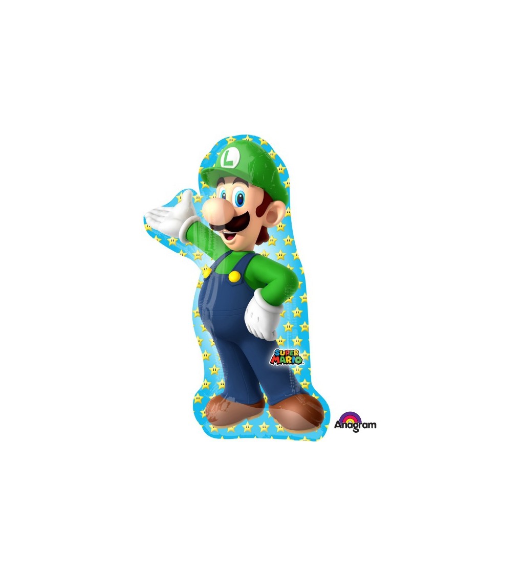 Balonek SuperShape Luigi