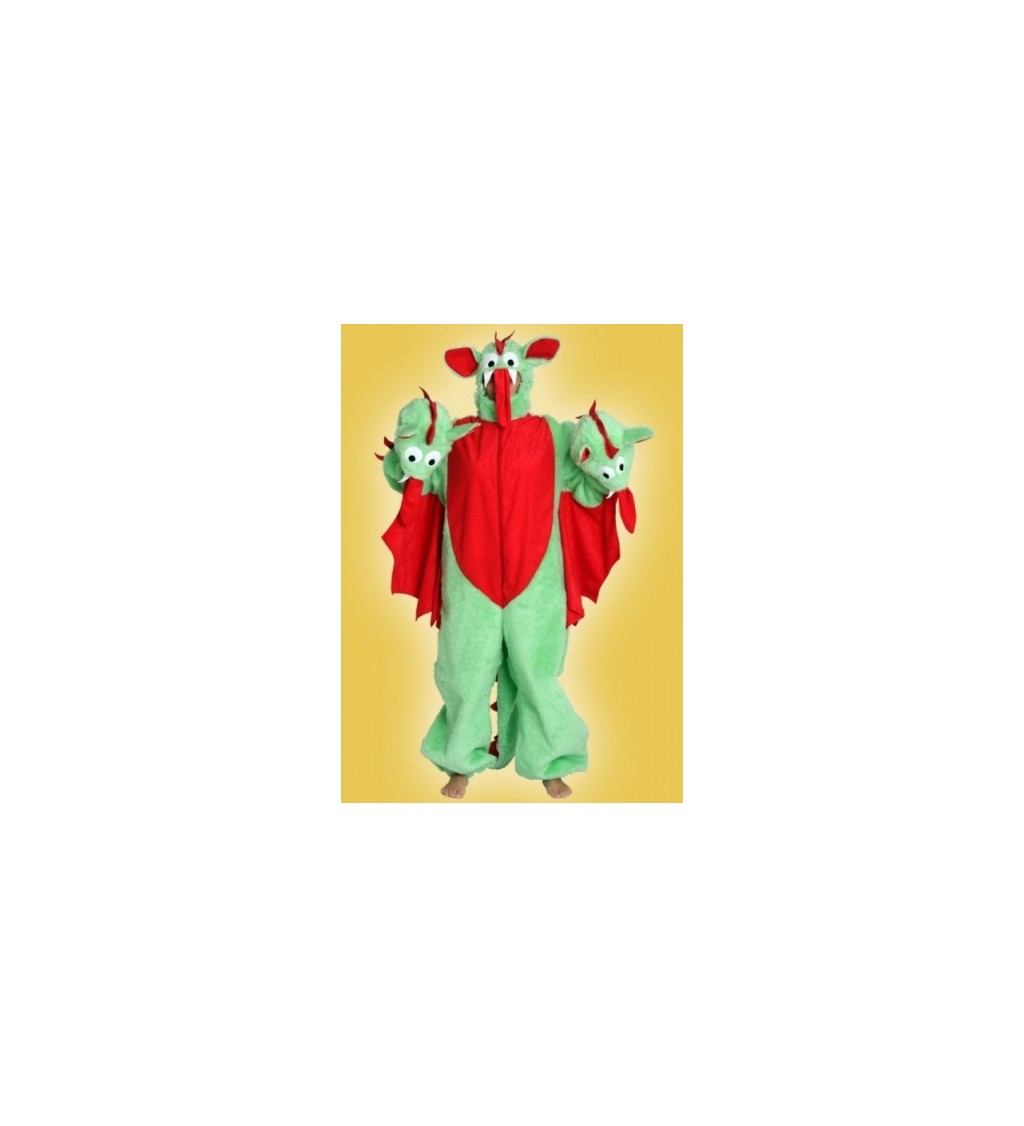 Kostým Unisex - Maskot Tříhlavý drak
