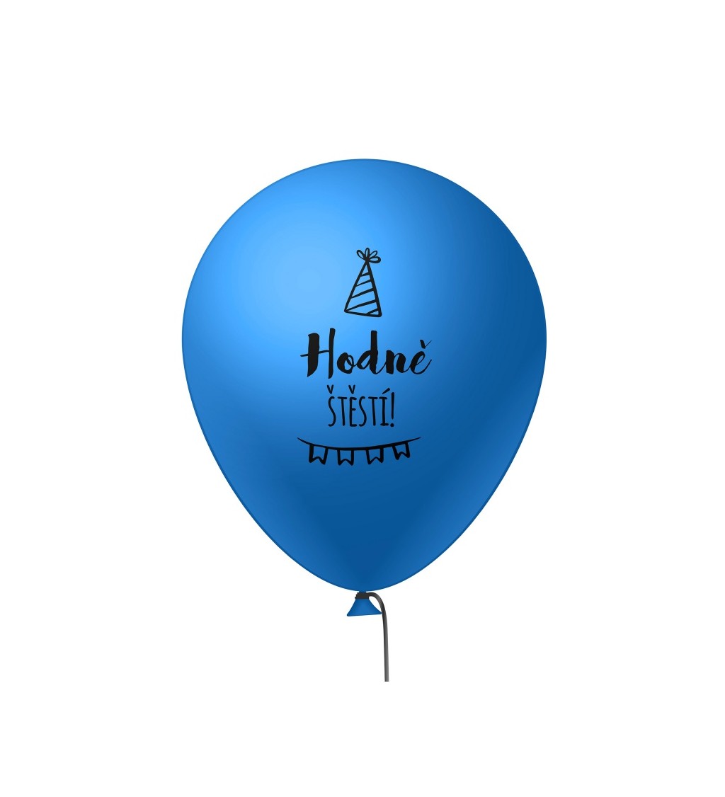 Balónek s potiskem Hodně štěstí