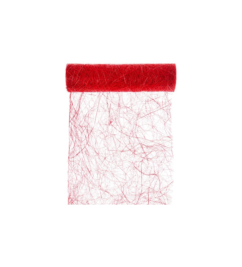 Abaka - červené lýkové vlákno na stůl